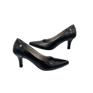 LifeStride Soft System Black 2” Pump Flex Heel Comfort Workwear Size 6 Capsule